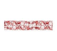 shishiruyizhong Tovaglia con stampa di mani insanguinate di Halloween, tovaglia rettangolare usa e getta, decorazioni per la tavola, 35 x 180 cm, decorazione per feste
