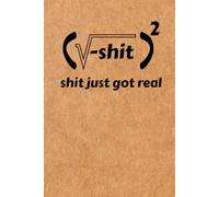 Shit Just Got Real: A Funny 120-Page Lined Journal for Real-Life Chaos | Great Gift for Men, Women & Friends Who’ve Had Enough