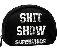 Shit Show Supervisor Women And Girls Cute Fashion Portamonete Portamonete Portamonete Portachiavi