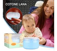 Shitafe Contenitore per Borotalco con Puff, Puff Per Talco Sciolto Per Bambini, Custodia Per Spugna Per Nuovi Genitori Baby Sitter Infermieri Pediatrici Del Bagno Viaggio Assistenti Casa