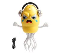 Shitafe Giocattolo Polpo - Esploratore Smart Evita Ostacoli,Ricaricabile Luci Musica Giocattolo per Gattonamento,Per Bambini Compleanno Natale Gioco Culla Pancia Strisciamento Danza