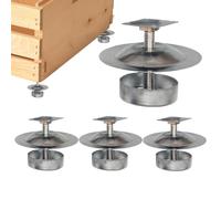 Shitafe Supporto per Arnie - 4 Pezzi Base per Alveare | Supporto Pesante per Arnia | per Cortile Giardino Esterno Prato Fattoria Officina