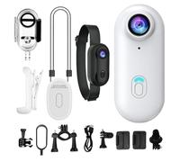 Shitafe Telecamera Indossabile - Action Cam Personale,Videocamera Compatta 1080P Impermeabile per Sport Ciclismo Palestra Escursionismo Viaggi, Grandangolo 170 Gradi