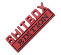 Shitbox Car Emblem, 3D Self Adhesive Decal, Auto Rear Sticker, Truck | 3D Shitbox Car Emblem, Add Humorous Style To Vehicle, Strong Self Adhesive Backing, Instant Eye Catching Rear Decoration