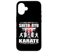 Shito Ryu Karate Design per appassionati di karate e arti marziali Custodia per iPhone 16