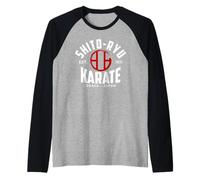 Shito-Ryu Karate Do Arti Marziali Giappone Osaka Maglia con Maniche Raglan