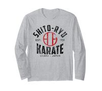 Shito-Ryu Karate Do Arti Marziali Giappone Osaka Vintage Maglia a Manica