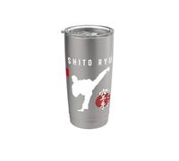Shito Ryu - Uniforme da karate, per calligrafia Bicchiere termico in acciaio inox doppia parete