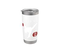Shito Ryu - Uniforme da karate, per calligrafia Bicchiere termico in acciaio inox doppia parete