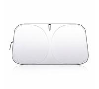 SHITONGSHANGMAO Parasole Auto Parabrezza per Mazda 3 Fastback 2023 2024 2025, Protezione Solare in Titanio e Colla Nera, Blocco UV 99%, Pieghevole, Misura L/S,145 * 80cm