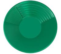 SHITOOMFE Attrezzatura per la panoramica dell'oro, Padella per L'Oro, Attrezzatura per la panoramica Verde Rotonda da 15 Pollici con Fucili Diversi, prospezione Manuale Leggera della plastica, Kit