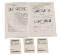 SHITOOMFE Libro Mahjong per principianti, Carte Mahjong 2024 Libro di grandi dimensioni da 4 pezzi per principianti, comprese regole e strategie Come giocare per assoluti