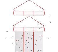 SHITOOMFE Nastro per Volare, 2pcs 13.12 Piedi Rotolo di Carta Volare appiccicoso, Nastro Orizzontale o Verticale, Rotolo di Trappola sospesa per Esterno/Interno, Serra, stalle, Giardino, Carta