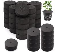 SHITOOMFE Spugne idroponiche, collari di clonazione 40pcs, spugne idroponiche Eva collari cloni, 8 Raggi inserisci cloner Fai -da -Te Fit vasi Netti da 2 Pollici, aeroponica