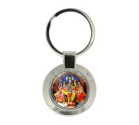 Shiv Famiglia Ritratto Indù Portachiavi