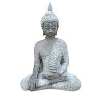 Shiva Buddha meditando - Statua di pietra - lavorata a mano - Restente al gelo