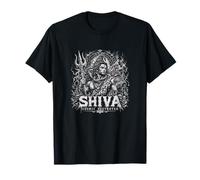 Shiva Cosmic Destroyer Mahadev Potere Tridente Indù Maglietta