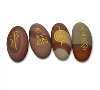 Shiva Lingam Narmada Reiki Usui Set Lingham Healing Gemstone Crystal &...
