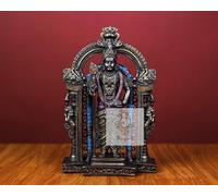 SHIVAJIARTS Kartikeya Murgan Statua in bronzo legato 22 cm colore marrone taglia media confezione da 1. "Benedizioni di Kartikeya - Statua sacra per l'energia positiva nella tua casa"