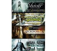 Shiver + mega python vs. gatoroid + necronomicon + paranormal phenomena