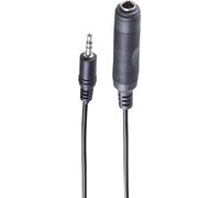 SHIVERPEAKS BASIC -S AUDIOCABEL, spina jack da 3,5 mm - Accoppiamento jack da 6,3 mm, 0,2 M, spina jack: stereo (BS30701) NEW