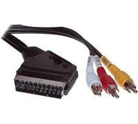 SHIVERPEAKS BASIC -S Cavo Scart, Plug - 3 X Chinch Plug 2,0 M, Scartstecker - 3 X Chinch Plug, Stereo, 21 -Pin (BS98034)
