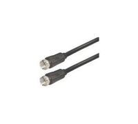 shiverpeaks -BASIC-S SET di connettori adattatori connettore SAT-F e spina F da 67 mm con dado largo placcato in oro per cavo a NEW