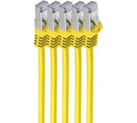SHIVERPEAKS BS75513-Y-SET5. Lunghezza del cavo: 3 m, cavo Standard: Cat.7 Cavo grezzo, schermatura del cavo: S/FTP (S-STP), Col NEW