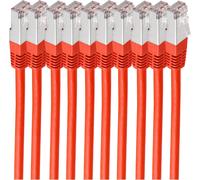 shiverpeaks BS75711-H0.25R-SET10 cavo di rete rosso 025 m Cat6 S/FTP (S-STP) (BS75711-H0.25R-SET10)