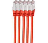 shiverpeaks BS75711-H0.25R-SET5 cavo di rete rosso 2 m Cat6 S/FTP (S-STP) (BS75711-H0.25R-SET5)
