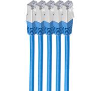 shiverpeaks BS75711-H0.5B-SET5 cavo di rete blu 05 m Cat6 S/FTP (S-STP) (BS75711-H0.5B-SET5)