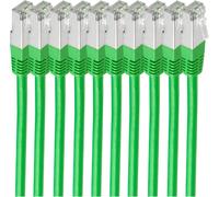 shiverpeaks BS75711-H0.5G-SET10 cavo di rete verde 05 m Cat6 S/FTP (S-STP) (BS75711-H0.5G-SET10)