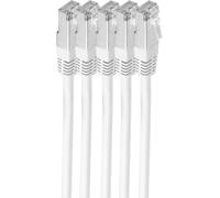 shiverpeaks BS75711-H0.5W-SET5 cavo di rete bianco 05 m Cat6 S/FTP (S-STP) (BS75711-H0.5W-SET5)