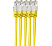 shiverpeaks BS75711-H0.5Y-SET5 cavo di rete giallo 05 m Cat6 S/FTP (S-STP) (BS75711-H0.5Y-SET5)
