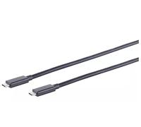 SHIVERPEAKS S/Conn Maximum connectivity USB-C Verbindungskabel-USB Kabel Typ-C Stecker auf Typ C Stecker, 4,0 Gen 3x2, Schwarz, 1,5 m (13-65155) Marca