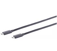 SHIVERPEAKS S/Conn Maximum connectivity USB-C Verbindungskabel-USB Kabel Typ-C Stecker auf Typ C Stecker, 4,0 Gen 3x2, Schwarz, 0,5 m (13-65015) Marca
