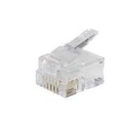 shiverpeaks Spina modulare BASIC-S RJ12 non schermata per cavo tondo 6 pin 6 contatti occupati placcato oro - 1 pezzo (BS72050-
