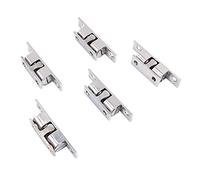 Shiwaki 5pcs Ball Catch Nichelato Regolabile Doppia Sfera Rullo di Tensione Fermo Chiusura Ferramenta Raccordo per Armadio Armadio Porta Mobili (70 MM)