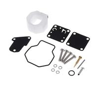 Shiwaki Kit di Riparazione del Carburatore Set di Guarnizioni per Lo Strumento di Ricostruzione del Carburatore per Motore Fuoribordo Yamaha 4HP 5HP, Lunga Du