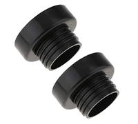 Shiwaki Raccordo Adattatore 2PCS 1000L IBC per Serbatoio Acqua 80mm Femmina A Maschio 50mm (3"- 2")