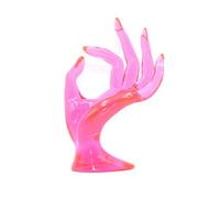Shiwaki Scaffale in plastica per Articolo Ok espositore per Oggetti di Scena per Esposizione a Mano (Fucsia)