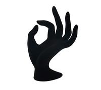 Shiwaki Scaffale in plastica per Oggetti Espositore per Oggetti di Scena per Esposizione Modello Ok a Mano (Velluto Nero)