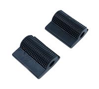 Shiwaki Set di 2 copripedale per leva del cambio, in gomma nera, design antiscivolo, diametro interno 8 mm, accessorio di protezione per moto