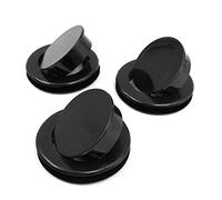 Shiwaki Set di 3 Set di Anelli e Tappi per ombrelloni da Tavolo da terrazza, Set di Tappi e Tappi per Anello di Foro più Spesso per ombrelloni di Dimensioni Standard (Nero)