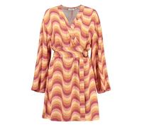 Shiwi Biarritz Wrap Dress Groovy Wave Frozen Choco Brown Frozen Ch Taglia: L | Abiti Mini Outlet | Donna | Marrone