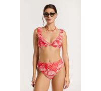Shiwi Bobby Bikini Set Beach Day Red Hibiscus Beach Day Taglia: 36 | Bikini Outlet | Donna | Rosso