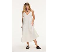 Shiwi Bogota Dress Mousseline Waffle Jet Stream White Taglia: L | Abiti Midi Outlet | Donna | Bianco