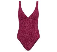 Shiwi Ladies Amy Swimsuit Java Leopard Structure Grapejuice Purple Taglia: 34 | Costumi Interi Outlet | Donna | Viola
