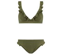 Shiwi Ladies Bobby Bikini Set Sicily Glitter Palmtree Green Taglia: 34 | Bikini Outlet | Donna | Verde