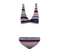 Shiwi Ladies Mod Stripe Bobby Top Bikini Multi Colour Taglia: 34 | Bikini Outlet | Donna